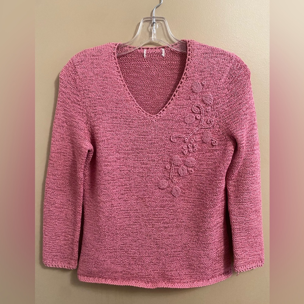 Pink Embroidered Top